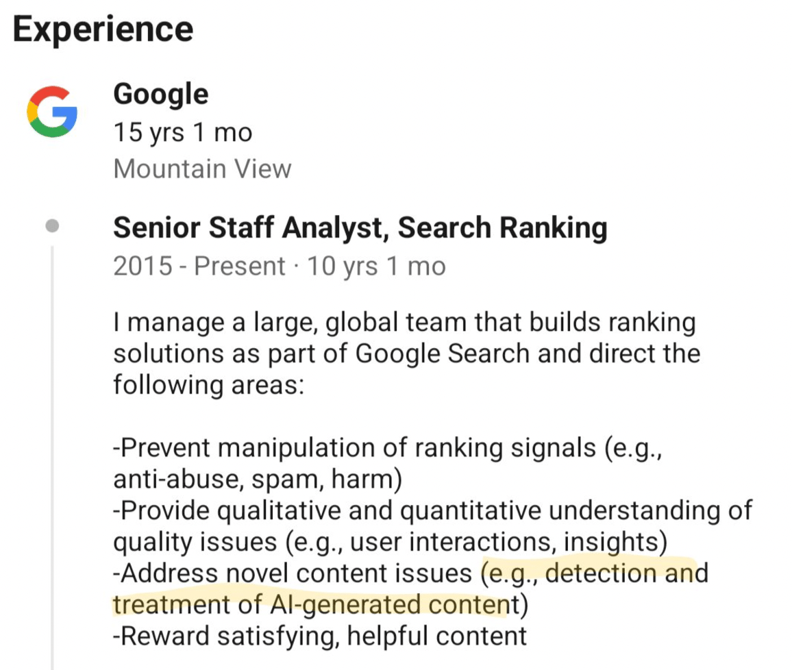 chris nelsons ai experience shown on linkedin