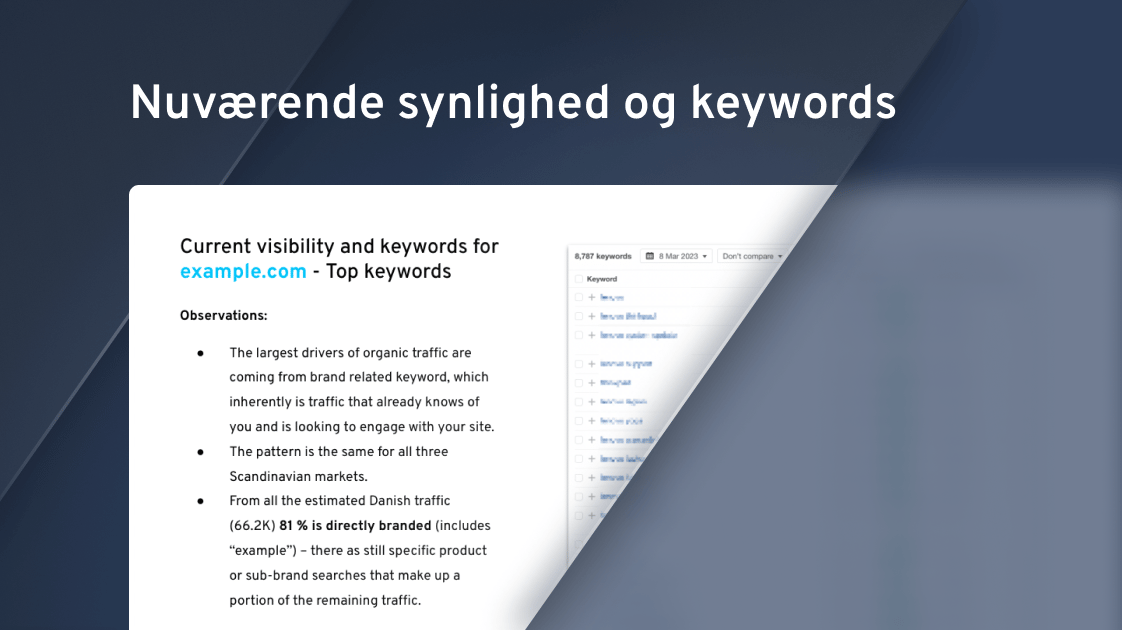 Synlighed og keywords