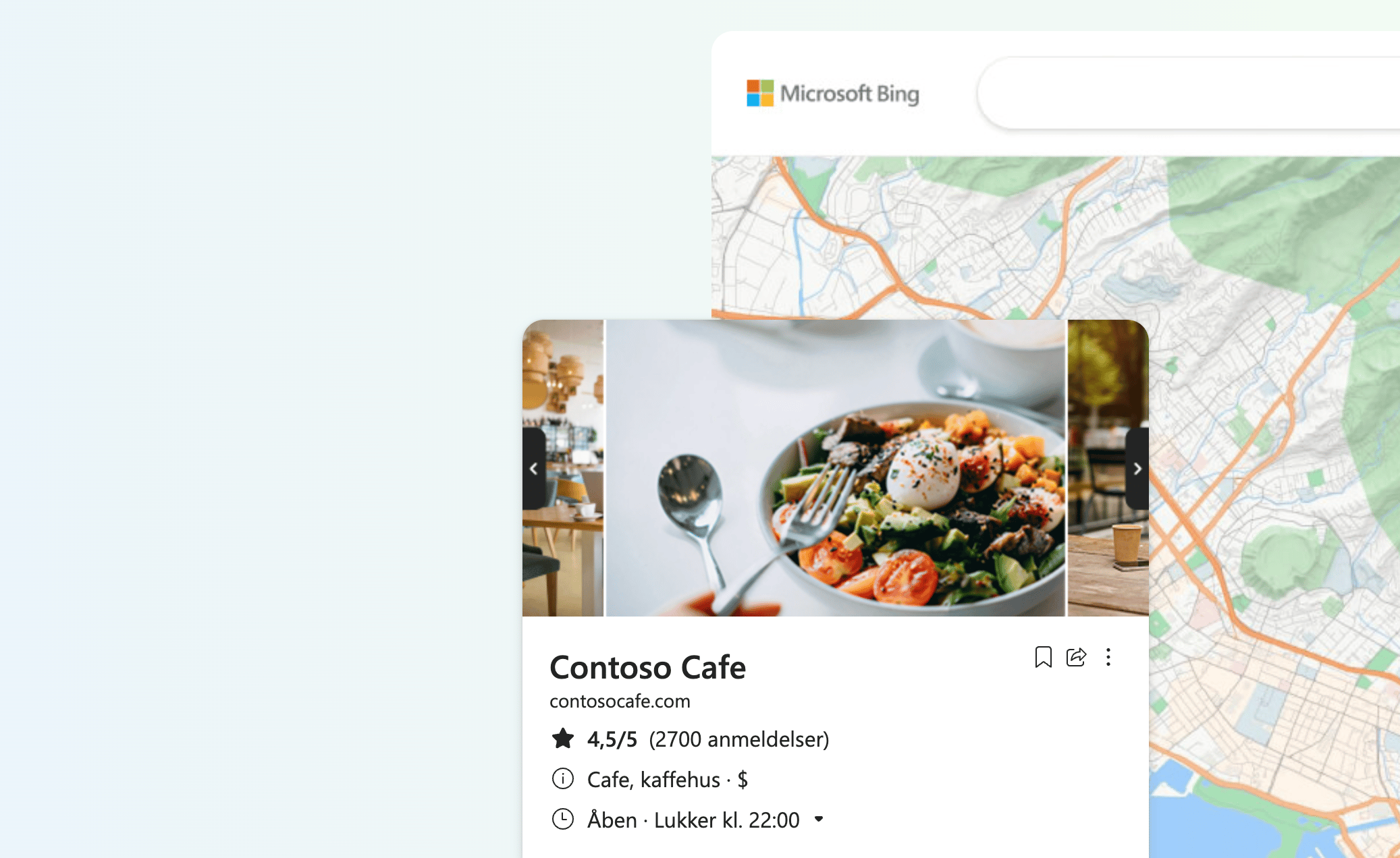 Bing Places eksempel