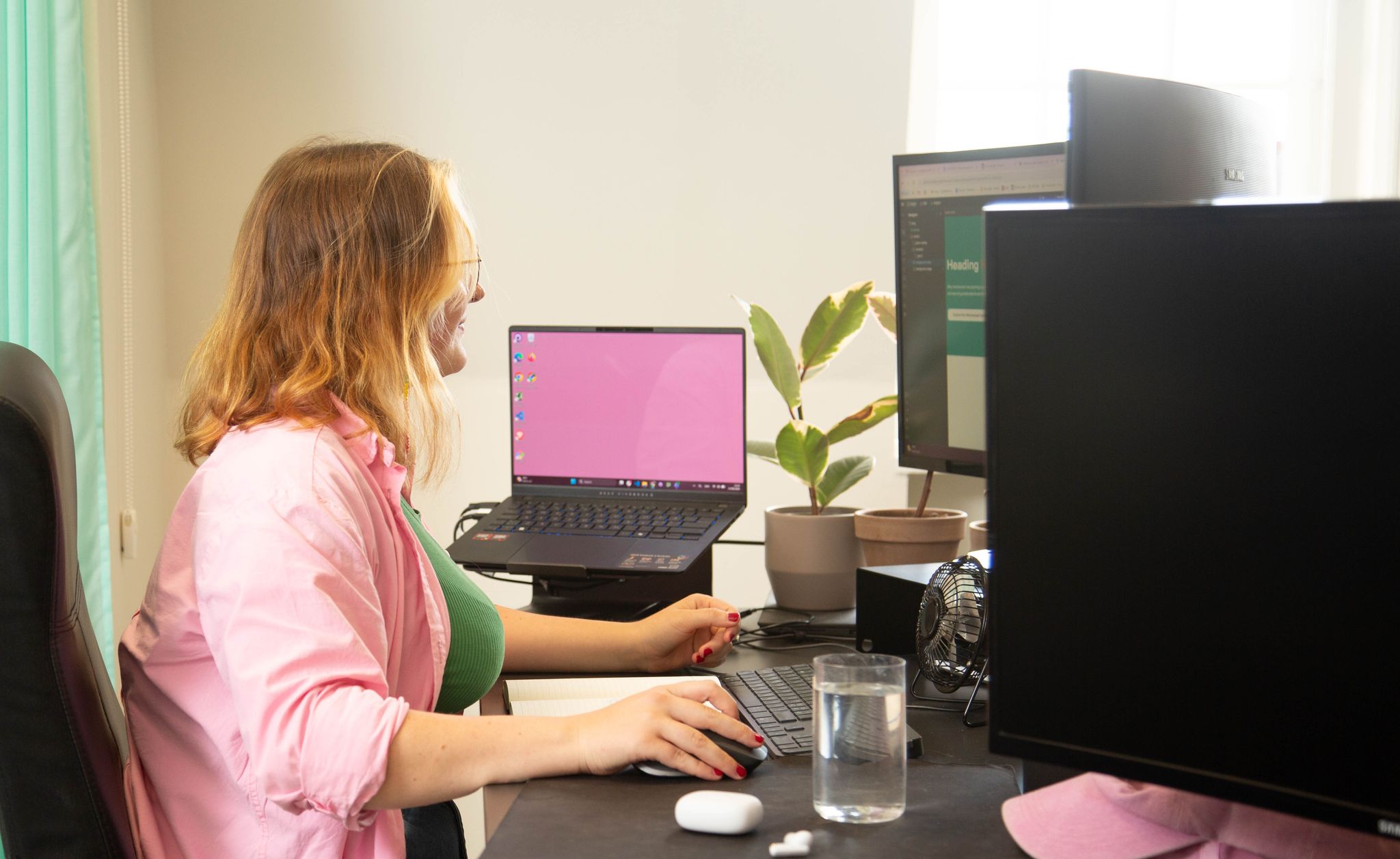 Bonzer workspace with multiple monitors
