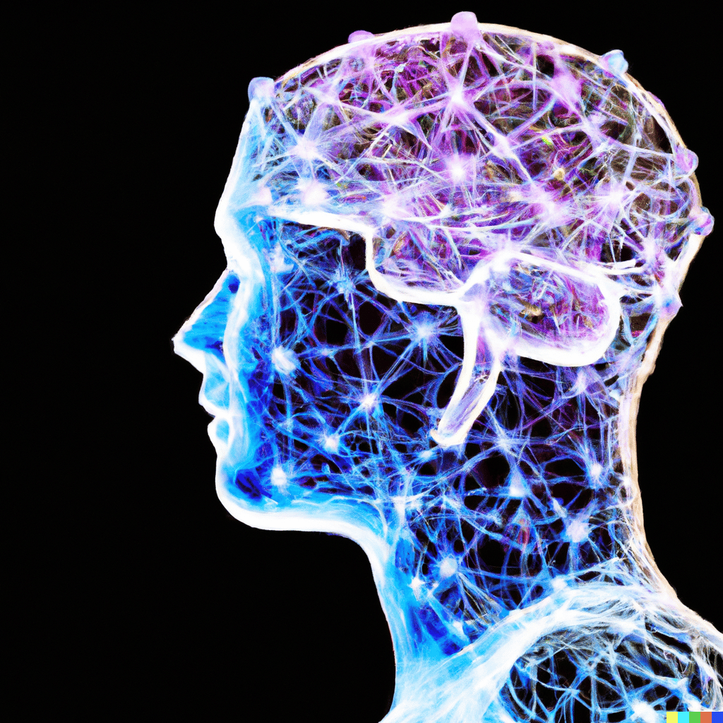 Google AI with nods and connections