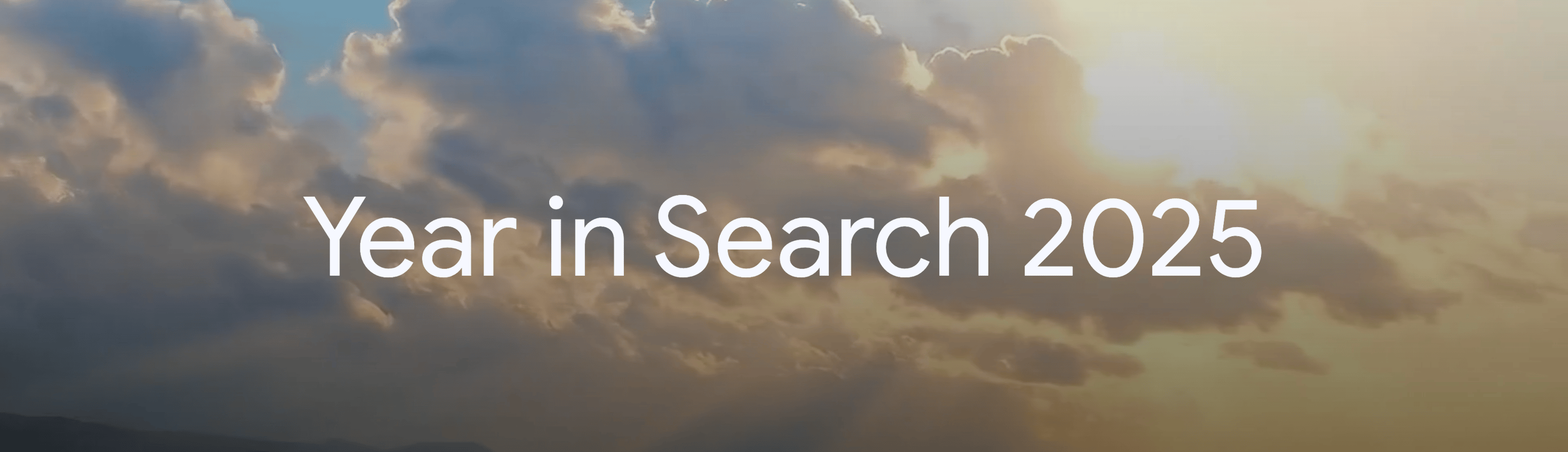 Google Year in Search cover 2025