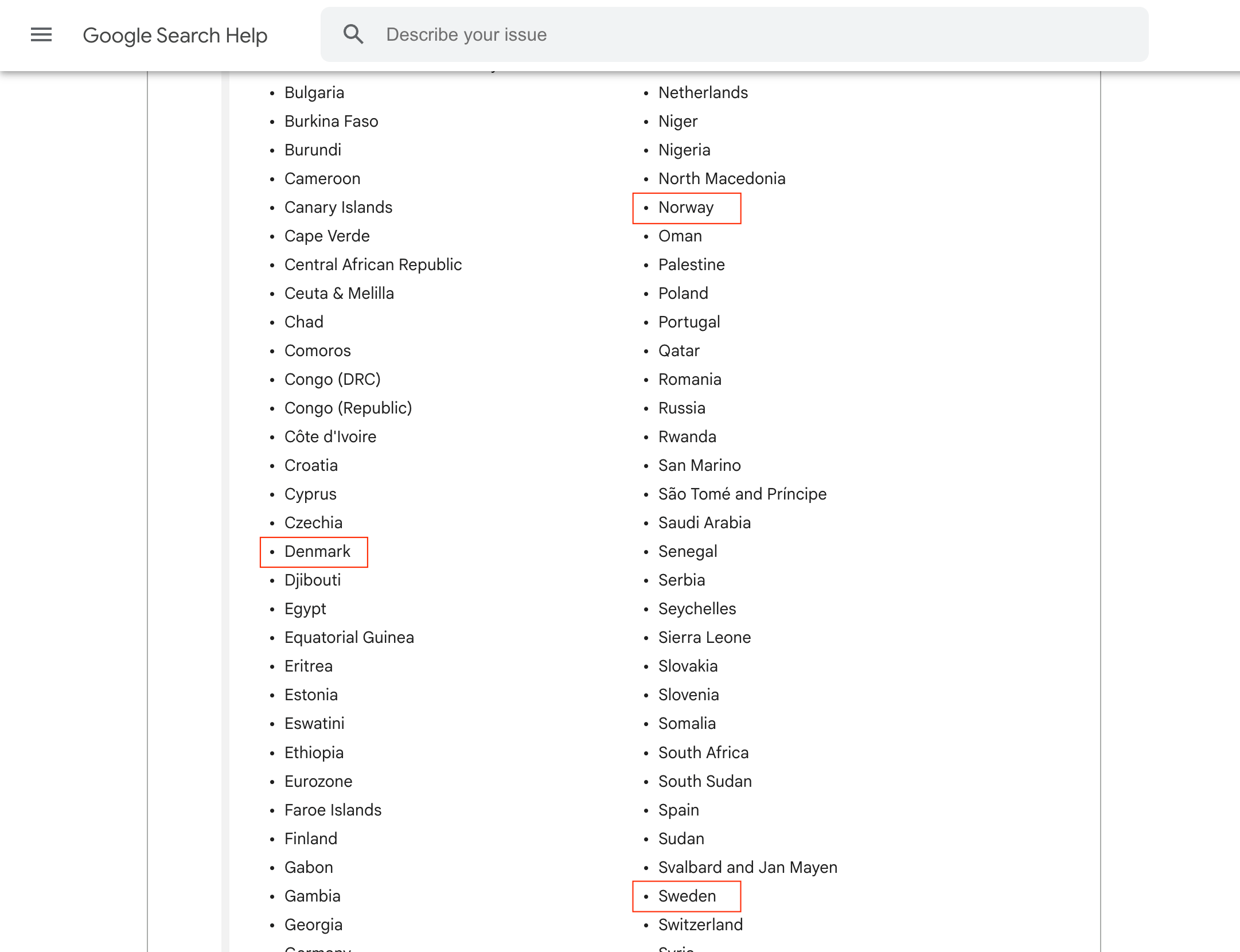 AI Overviews i Skandinavien