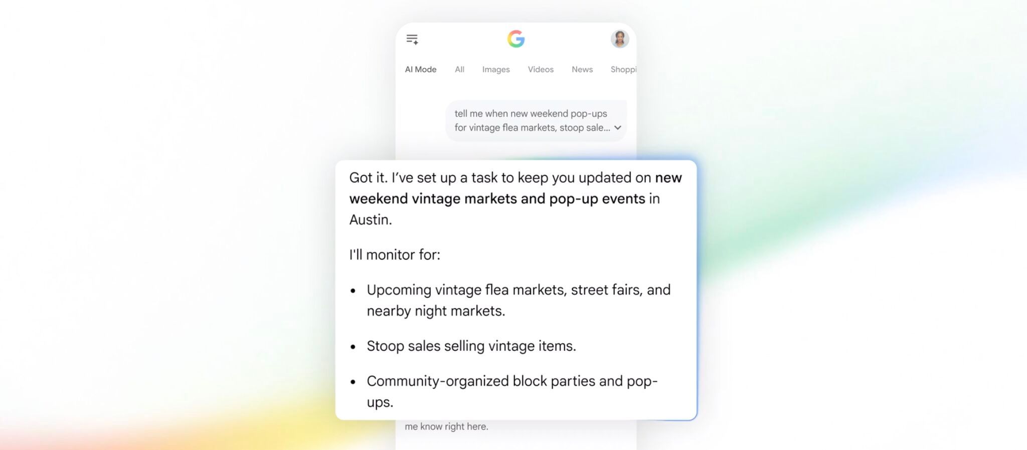 Google AI Mode Information Monitoring
